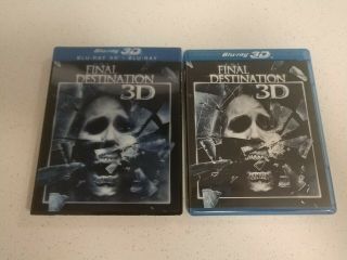 The Final Destination 3d (3d Blu - Ray) With Lenticular Slipcover Rare Horror