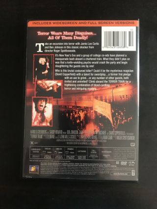 Terror Train DVD 1980 Rare Horror OOP Jamie Lee Curtis Scary Halloween 2