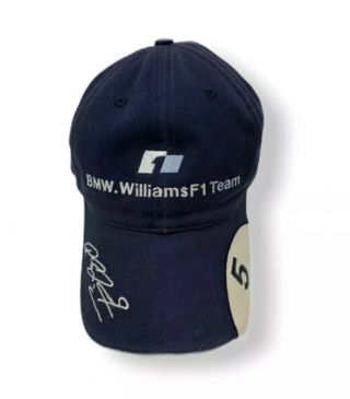 Rare Nos Bmw Williams F1 Racing Licensed Factory Team Hat/cap Circa Adjustable