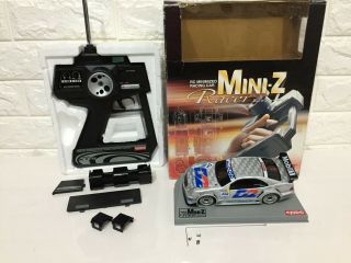 Old Very Rare Kyosho Mini - Z Racer Readyset Clk - Dtm 2002 Amg Mercedes From Japan