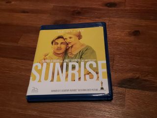 Sunrise (blu - Ray/dvd,  2014,  2 - Disc Set) F.  W.  Murnau 1927 Oop Rare.  (likenew)