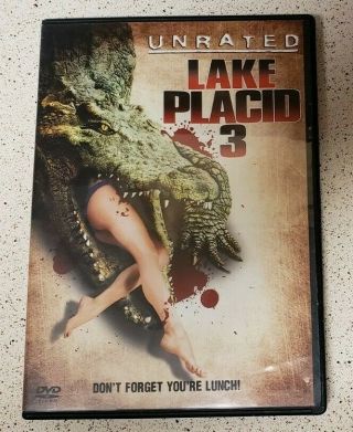 Lake Placid 3 Dvd,  2010,  Unrated Rare Oop Region 1 Us Colin Ferguson.  Butler,