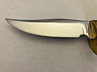 RARE Westmark USA 702 Fixed Blade Knife with Sheath Western Cutlery 3