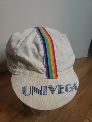 Vintage Mens Univega Cycling Hat