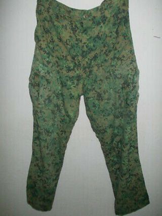 Singapore Army Special Forces Digital Pixelated Pants Size 29 - Rare