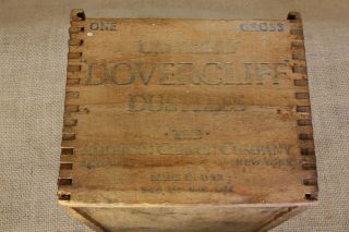Old Wood Box Dovercliff Chalk One Room School House Vintage Dovetailed