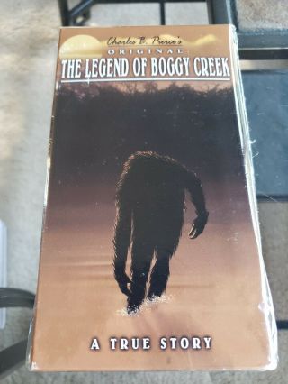 The Legend Of Boggy Creek Vhs A True Story Bigfoot Horror Rare