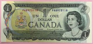 Bank Of Canada 1973 - $1 Bank Note Lawson & Bouey - Rare - Letters Pa8973118