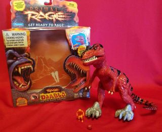 Rare 1996 Primal Rage Diablo The Evil Flame Thrower Playmates Complete
