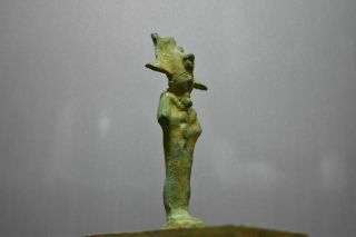 Rare Ancient Egyptian Antique Bronze Statue Osiris 1550 - 332bc