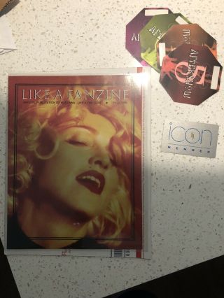 Madonna Icon Like A Fanzine Premiere Premier First Issue Rare Promo