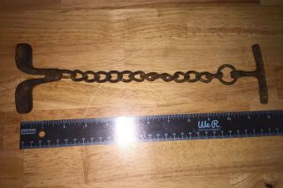 Metro Police Antique Style Shackle Handcuff “come Along” Patina Collector Wow Vg