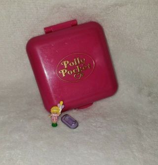 Polly Pocket Vintage Bluebird Amusement Park Coaster Compact Complete Playset