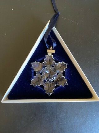 Swarovski 1996 Crystal Snowflake Ornament Rare And Retired