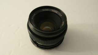 Rare Vivitar 50mm F/1.  9 M42 Screw Mount Lens Pentax Spotmatic Es Ii Fujica