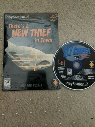 Sly Cooper And The Thievius Raccoonus Playstation 2 Demo Disc Extremely Rare