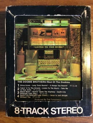 Best Of The Doobie Brothers Rare 8 Track Tape Late Nite Bargain