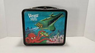 Rare Vintage Voyage To The Bottom Of The Sea Lunch Box 1967