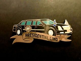 Rare U.  S.  Secret Service Presidential Limo”the Beast”challenge Coin