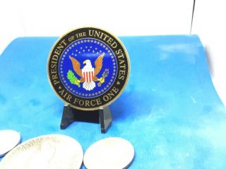 RARE BLACK RING AIR FORCE ONEPRES TRUMP TO UKRAINE NUMBER 20/25 CHALLENGE COIN 2