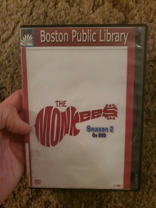 The Monkees Boxed Set Season Two Dvd 2003 5 - Disc Set Oop Rare Library Rental