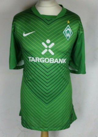 Werder Bremen Home Football Shirt 11 - 12 Nike Mens Xxl Rare