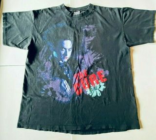 Rare Vintage 1989 " The Cure " Disintegration T - Shirt - One Size Fits All - Brockum