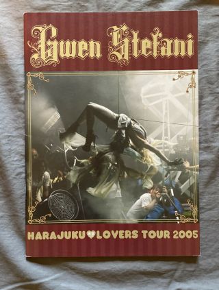 Gwen Stefani Harajuku Lovers Tour 2005 Concert Program (rare,  No Doubt,  Sublime)