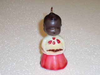 Vintage Gurley Christmas Black Choir Boy Candle (rare And In)