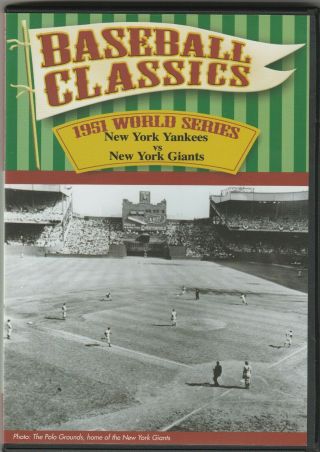 1951 World Series York Giants Vs York Yankees On Rare Sportsfilms Dvd