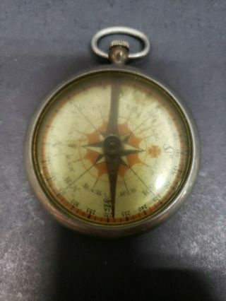 Vintage Nautical Compass Made In U.  S.  A N.  Y.  As Pictured