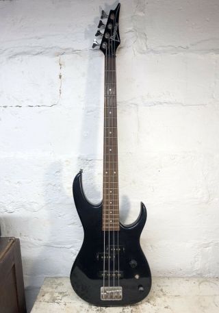 RARE VTG 1989 Ibanez RD707 4 - String Electric Bass Guitar Made in JAPAN Dark Blue 2