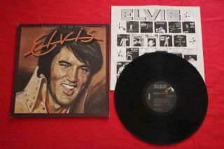 Elvis " Welcome To My World " Aql1 - 2274 Very Rare 2nd Pressing In Shape