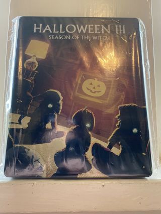 Halloween Iii Season Of The Witch Blu Ray Htf Steelbook Rare Oop Horror