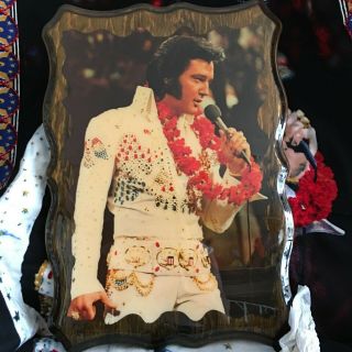Rare Elvis Presley Memorabilia: Large Photo Elvis In Las Vegas