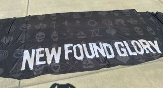 Found Glory “warped Tour Resurrection Table Cloth Cover” 12 Ft Long Rare