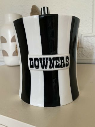 Jonathan Adler Rare Vice Canister Downers Ceramic
