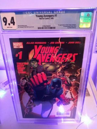 2005 Marvel Young Avengers 1 CGC 9.  4 1st Appearance Kate Bishop Rare Hot Key 2