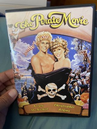 The Pirate Movie Dvd Rare Oop 1982 Kristy Mcnichol Christopher Atkins Musical Ws