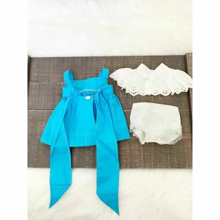 Vintage Chatty Cathy Doll Blue Dress Outfit