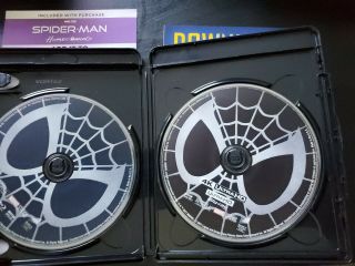 Spider - Man: Homecoming (4K Ultra HD Blu - ray,  w Rare OPP Slipcover and Digital 3