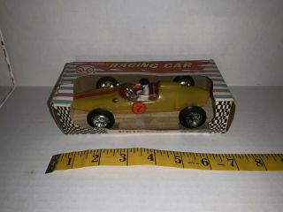 Rare Vintage Marx Toys Friction Racing Car With Box