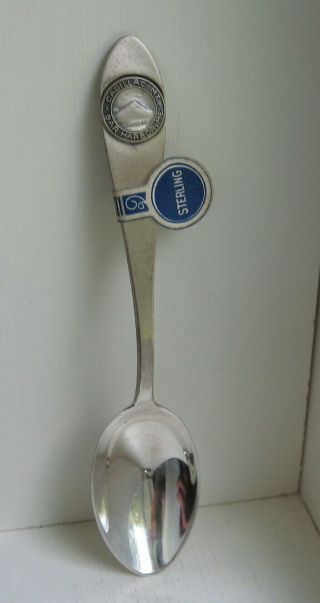 Vintage Sterling Silver Cadillac Mountain Bar Harbor Maine Souvenir Spoon