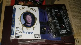 Vtg Og Dr Dre The Chronic Cassette Tape Snoop Dogg Nwa Rare