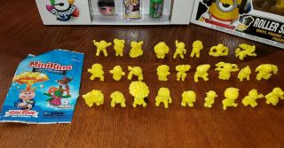 2013 Garbage Pail Kids Minikins Series 1 Complete Yellow Set W/stickers Htf Rare