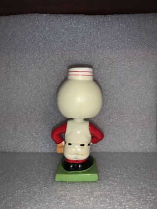 Rare 1960 ' s Cincinnati Reds Square Color Base Mascot Bobble Bobblehead Nodder 3