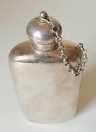 Antique Thomas Wilkinson Victorian Silver Plate Pocket Flask