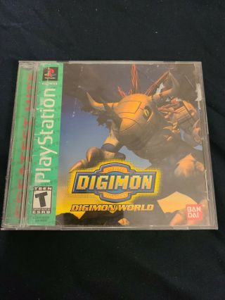 Digimon World (sony Playstation 1 Ps1) Cib Complete Rare