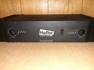 Rare Hafler Trans Nova P1500 150w 2 - Channel Power Amplifier