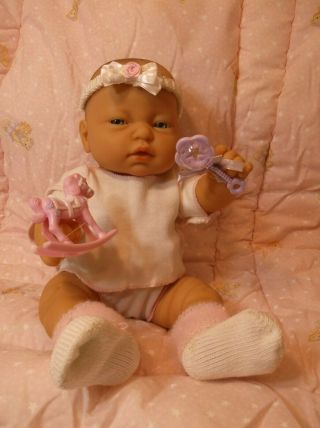 Vintage Baby Girl Berenguer Vinyl Doll 16 "